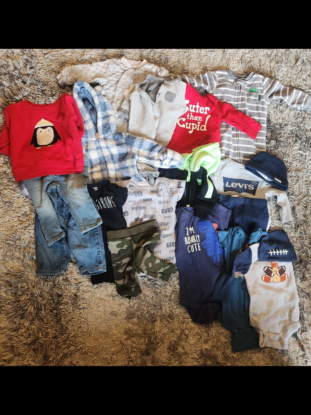 Mixed Baby Clothing Bundle - Multicolor (Includes Levi's)